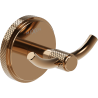 Mexen Gravo doppelter Handtuchhaken, Roségold - 70A93012-60