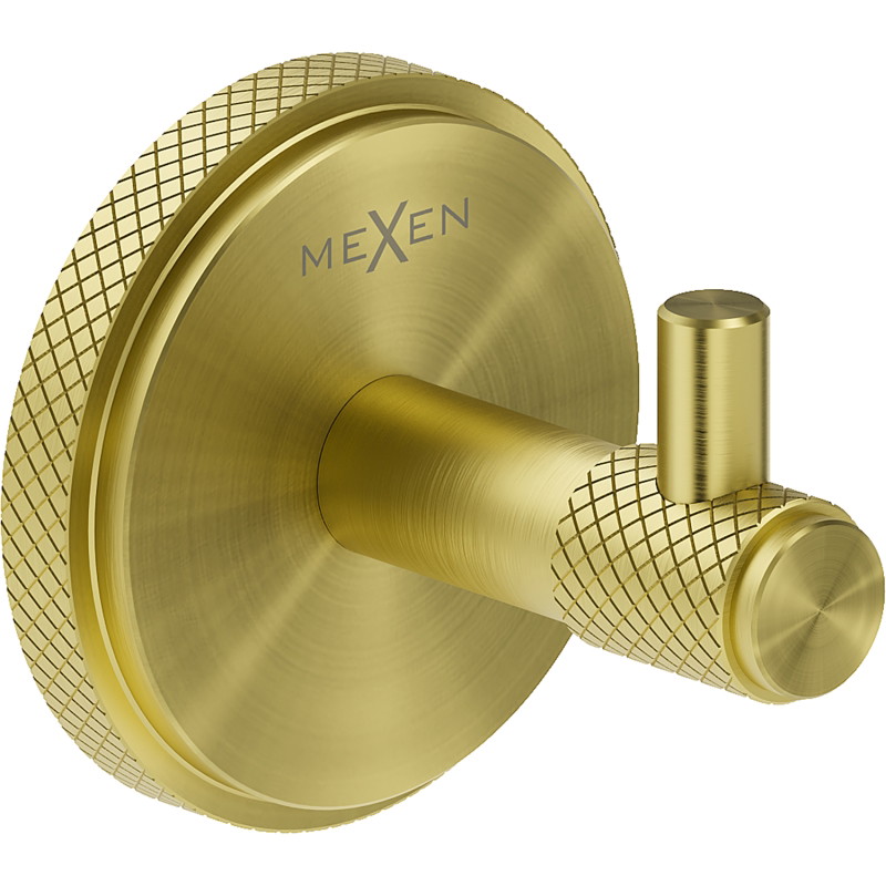 Mexen Gravo Handtuchhaken, gebürstetes Gold - 70A93011-55