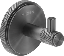 Mexen Gravo Handtuchhaken, gebürstetes Gun Gray - 70A93011-66