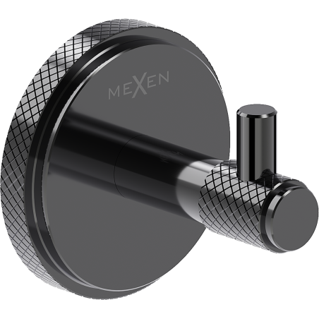 Mexen Gravo Handtuchhaken, Black Chrome - 70A93011-73