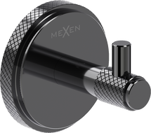 Mexen Gravo Handtuchhaken, Black Chrome - 70A93011-73