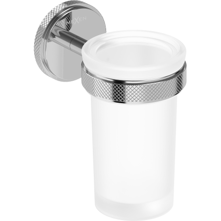 Mexen Gravo Zahnputzbecher, Chrom - 70A93051-00