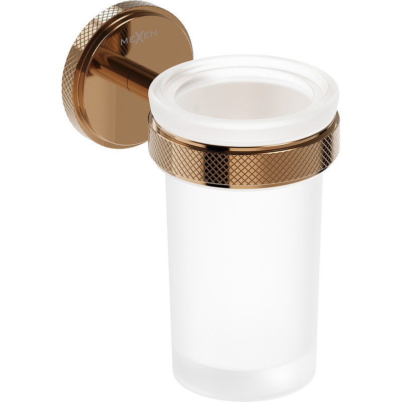 Mexen Gravo Zahnputzbecher, Roségold - 70A93051-60