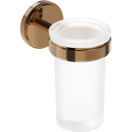 Mexen Gravo Zahnputzbecher, Roségold - 70A93051-60