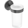 Mexen Gravo Becher für Zahnbürsten, gebürstetes Gun Gray - 70A93051-66