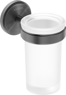 Mexen Gravo Becher für Zahnbürsten, gebürstetes Gun Gray - 70A93051-66
