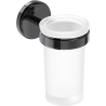 Mexen Gravo Zahnputzbecher, schwarzes Chrom - 70A93051-73