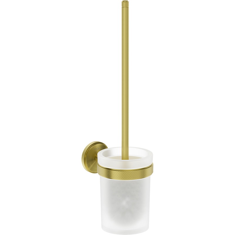 Mexen Gravo Toilettenbürste, gebürstetes Gold - 70A93071-55