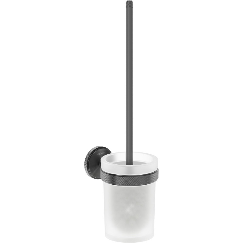Mexen Gravo Toilettenbürste, gun gray gebürstet - 70A93071-66