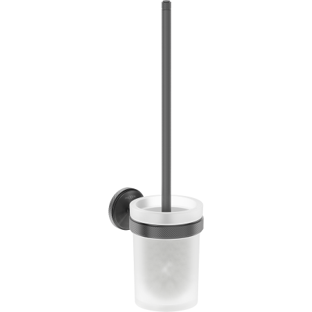 Mexen Gravo Toilettenbürste, gun gray gebürstet - 70A93071-66