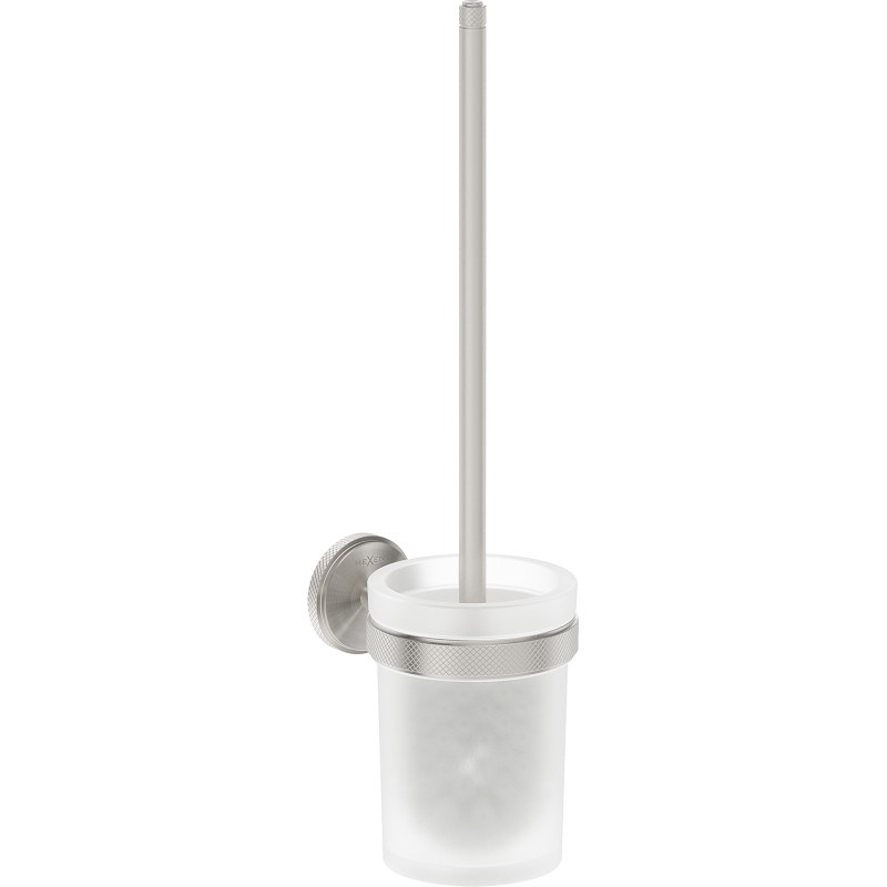 Mexen Gravo Toilettenbürste, gebürsteter Nickel - 70A93071-97