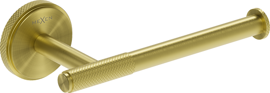 Mexen Gravo Toilettenpapierhalter, gebürstet Gold - 70A93025-55
