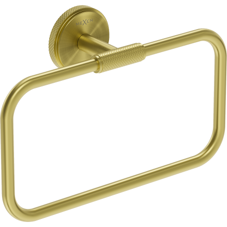 Mexen Gravo Handtuchhalter, gebürstetes Gold - 70A93031-55
