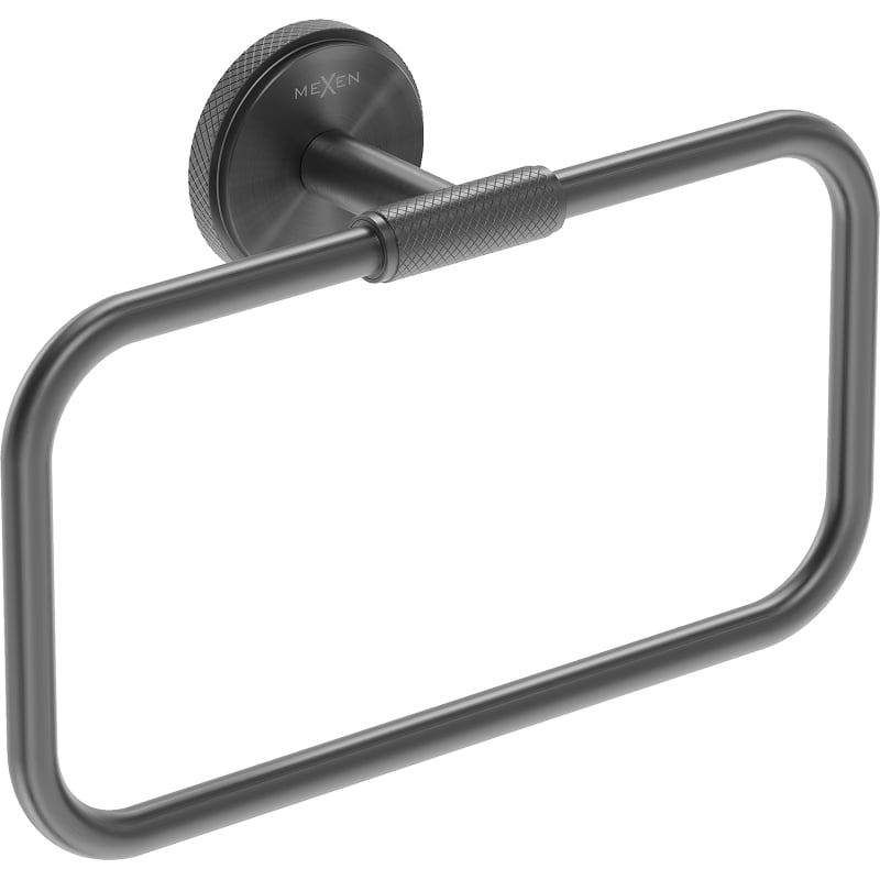 Mexen Gravo Handtuchhalter, gebürstetes Gun Gray - 70A93031-66