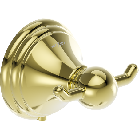 Mexen Lusso doppelter Handtuchhaken, gold - 70A16812-50