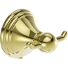 Mexen Lusso doppelter Handtuchhaken, gold - 70A16812-50