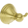Mexen Lusso doppelter Handtuchhaken, gebürstetes Gold - 70A16812-55
