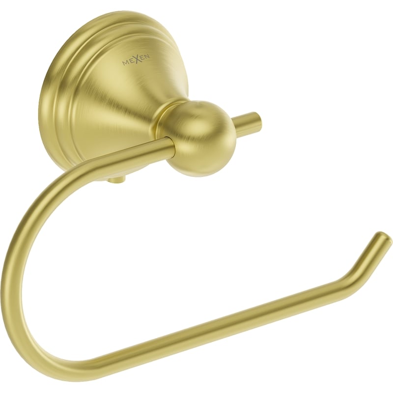 Mexen Lusso Toilettenpapierhalter, gebürstetes Gold - 70A16823-55