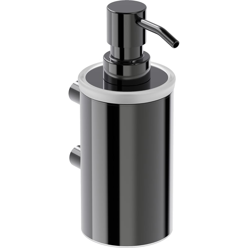 Mexen Loop Seifenspender, schwarz verchromt - 70A71058-73