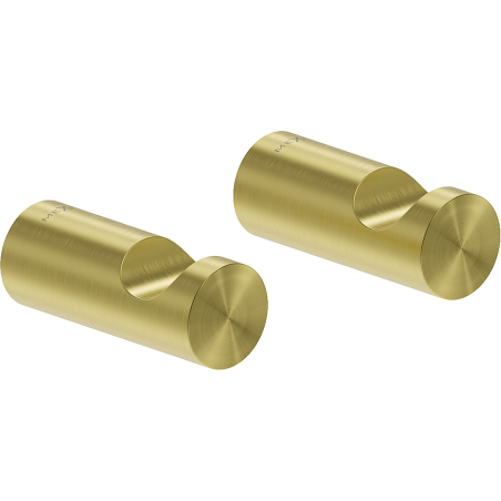 Mexen Loop Handtuchhaken (2 Stück), gebürstetes Gold - 70A71010-55