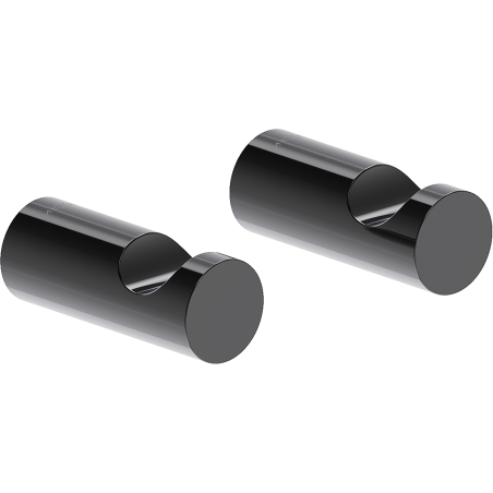 Mexen Loop Handtuchhaken (2 Stk.), Black Chrome - 70A71010-73