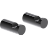 Mexen Loop Handtuchhaken (2 Stk.), Black Chrome - 70A71010-73