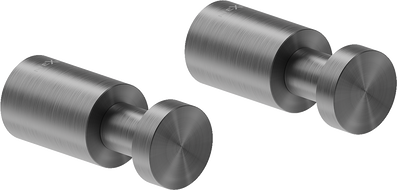 Mexen Loop Handtuchhaken (2 Stück), gebürstet gun gray - 70A71011-66