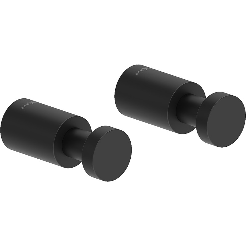 Mexen Loop Handtuchhaken (2 Stk.), schwarz - 70A71011-70