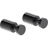 Mexen Loop Handtuchhaken (2 Stk.), Black Chrome - 70A71011-73