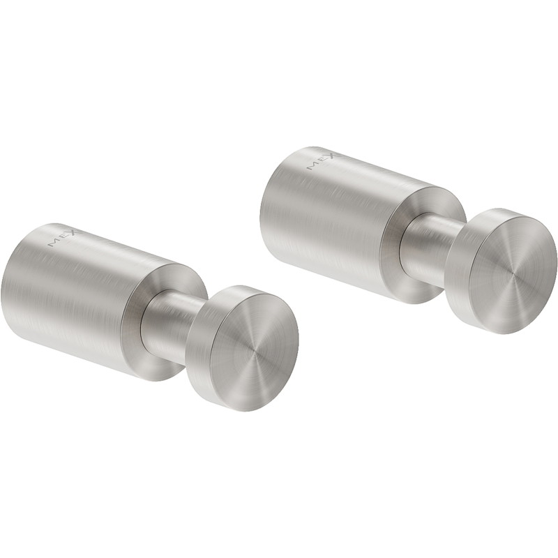 Mexen Loop Handtuchhaken (2 Stk.), gebürsteter Nickel - 70A71011-97