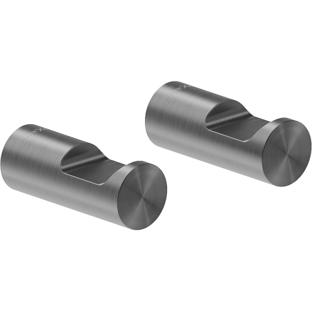Mexen Loop Handtuchhaken (2 Stk.), gebürstetes Gun Gray - 70A71012-66