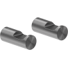 Mexen Loop Handtuchhaken (2 Stk.), gebürstetes Gun Gray - 70A71012-66