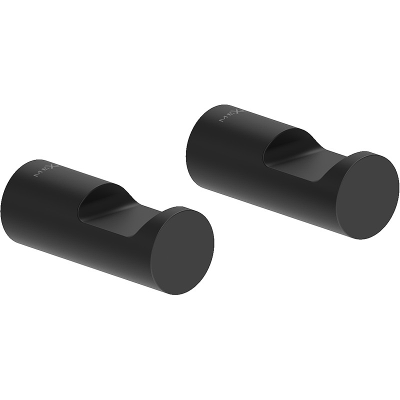 Mexen Loop Handtuchhaken (2 Stk.), schwarz - 70A71012-70