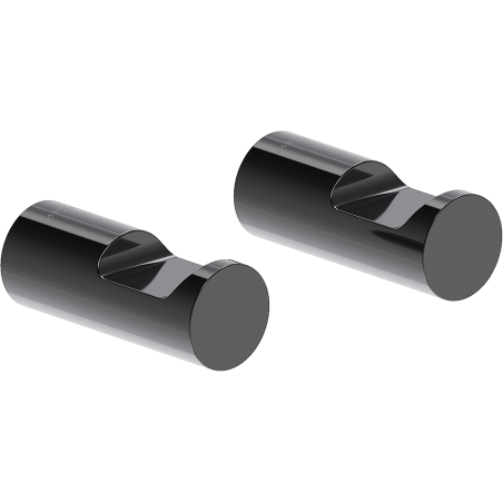Mexen Loop Handtuchhaken (2 Stk.), Black Chrome - 70A71012-73