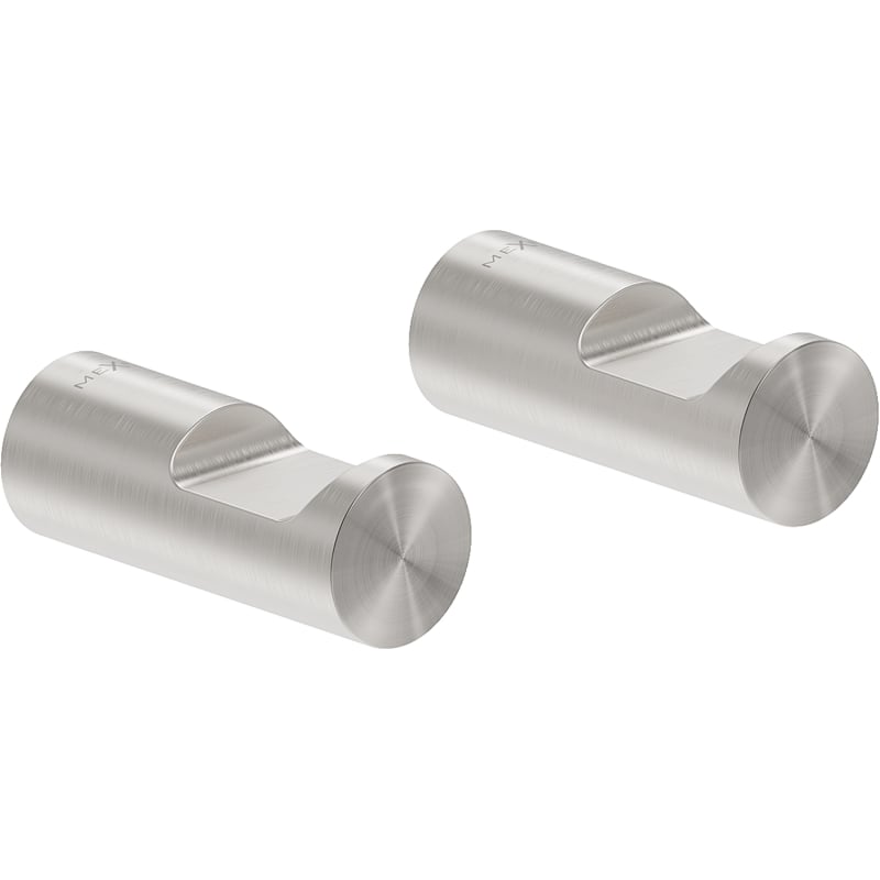 Mexen Loop Handtuchhaken (2 Stück), gebürsteter Nickel - 70A71012-97