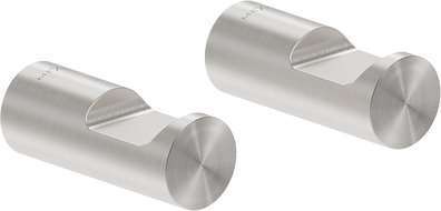 Mexen Loop Handtuchhaken (2 Stück), gebürsteter Nickel - 70A71012-97