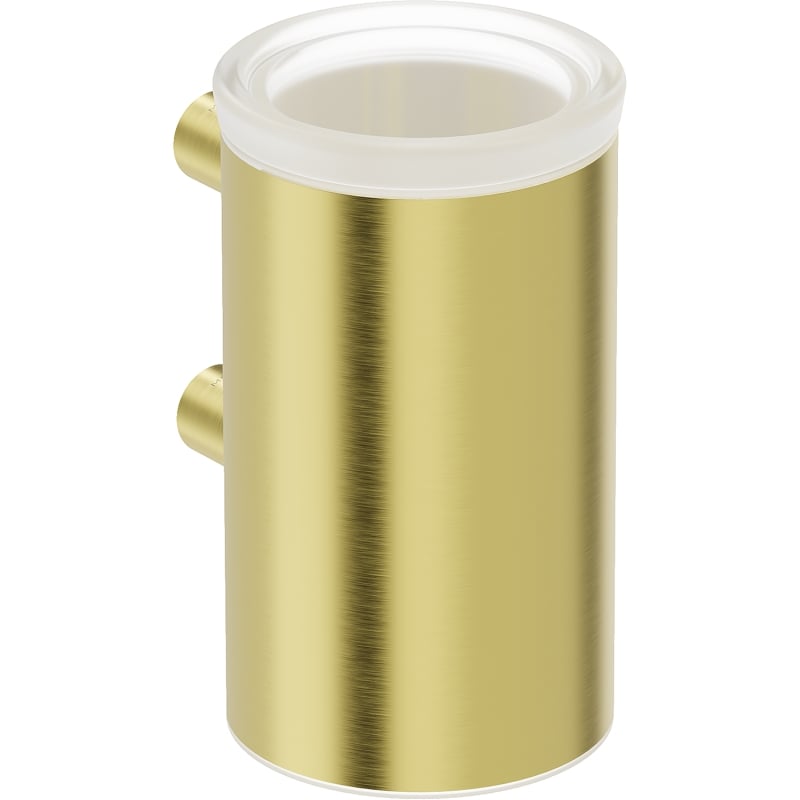 Mexen Loop Becher für Zahnbürsten, gebürstetes Gold - 70A71051-55