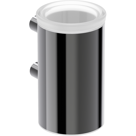 Mexen Loop Zahnputzbecher, Black Chrome - 70A71051-73
