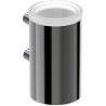 Mexen Loop Zahnputzbecher, Black Chrome - 70A71051-73