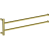 Mexen Loop doppelter schwenkbarer Handtuchhalter, gold - 70A71049-50