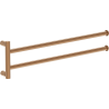 Mexen Loop doppelter schwenkbarer Handtuchhalter, gebürstetes Kupfer - 70A71049-65
