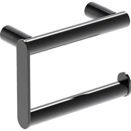 Mexen Loop Toilettenpapierhalter, Schwarzchrom - 70A71023-73