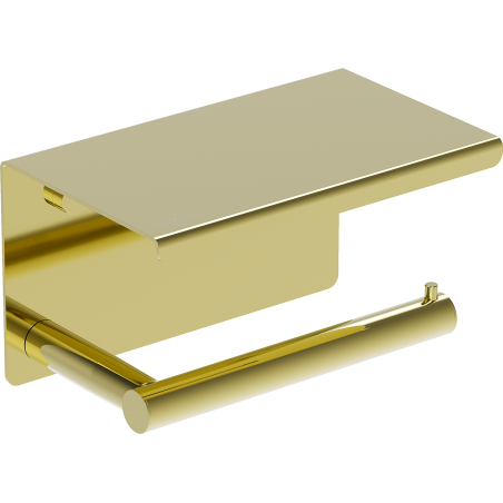 Mexen Loop Toilettenpapierhalter mit Ablage, gold - 70A71022-50