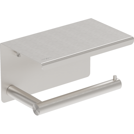 Mexen Loop Toilettenpapierhalter mit Ablage, gebürsteter Nickel - 70A71022-97