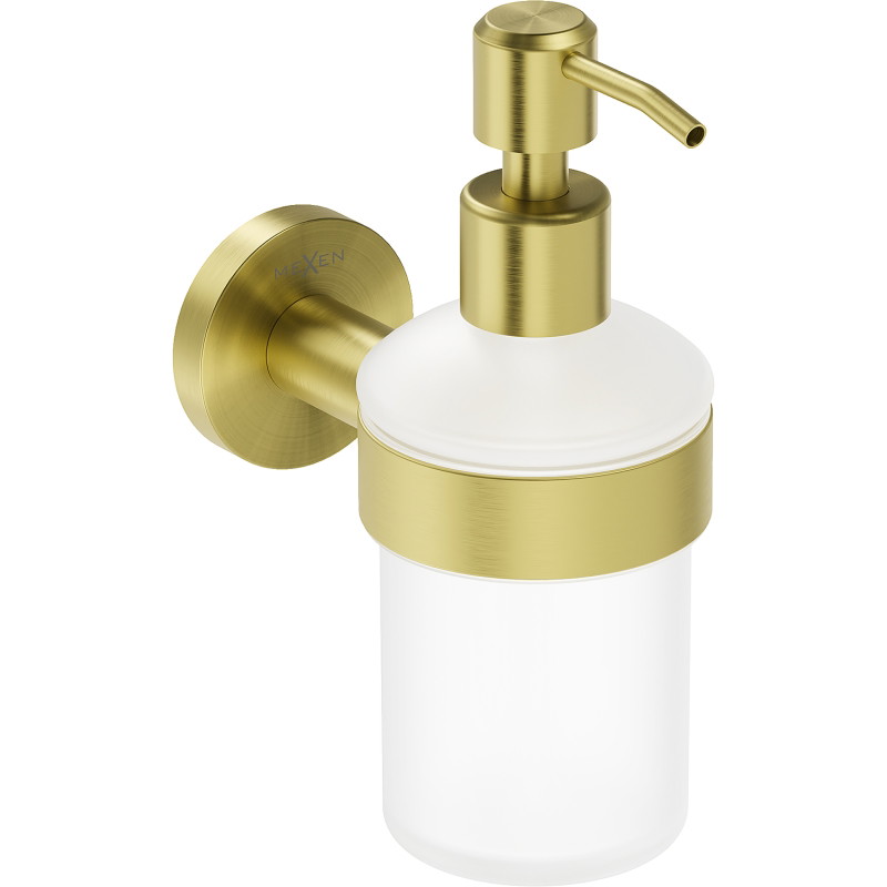 Mexen Ovio Seifenspender, gebürstetes Gold - 70A19558-55
