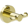 Mexen Ovio doppelter Handtuchhaken, gold - 70A19512-50