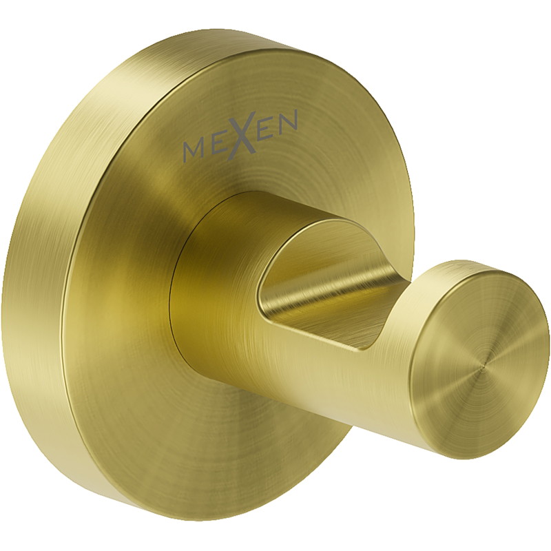 Mexen Ovio Handtuchhaken, gebürstetes Gold - 70A19511-55