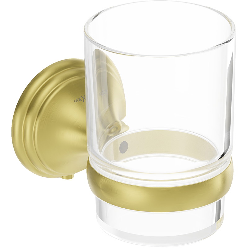 Mexen Lusso Zahnputzbecher, gebürstetes Gold - 70A16851-55