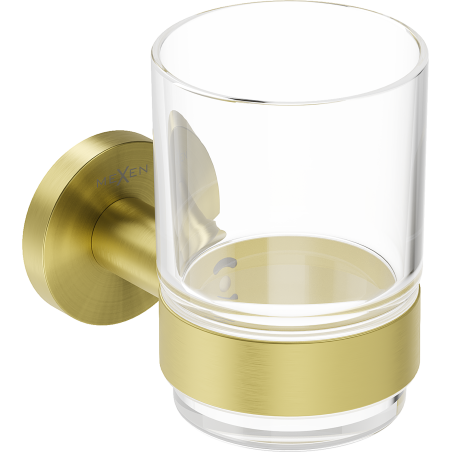 Mexen Ovio Zahnputzbecher, gebürstetes Gold - 70A19551-55