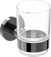 Mexen Ovio Zahnputzbecher, Black Chrome - 70A19551-73